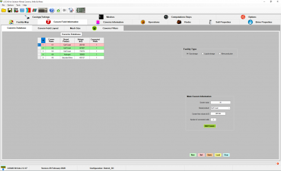 Cavern database in LOCAS allows easy addition of new caverns